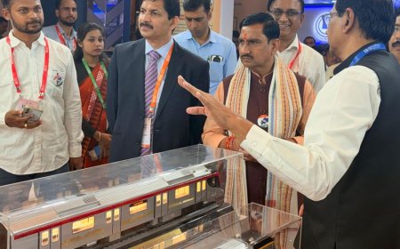 ओडिशा के भुवनेश्वर में 19वा अर्बन मोबिलिटी इंडिया कॉन्फ्रेंस:लखनऊ, कानपुर और आगरा मेट्रो के ट्रेन मॉडल आकर्षण का केंद्र बने