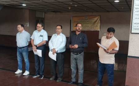 दूरसंचार भवन में सत्यनिष्ठा प्रतिज्ञा समारोह:प्रधान महाप्रबंधक प्रभांश यादव ने बीएसएनएल अधिकारियों और कर्मचारियों को दिलाई सत्यनिष्ठा की शपथ