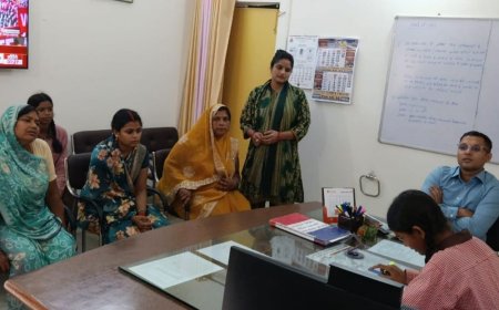 कक्षा-7 की छात्रा ने संभाली एएसपी मुख्यालय की कमान:सोनभद्र में जनशिकायतें सुनीं, पुलिस की कार्यप्रणाली को भी समझा