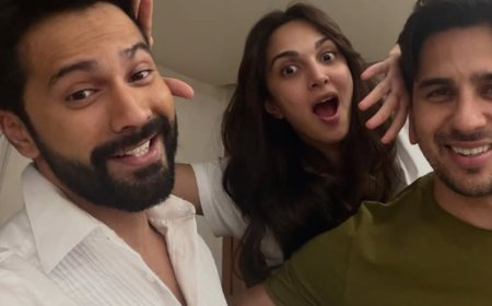 वरुण धवन ने सिद्धार्थ मल्होत्रा के साथ शेयर की तस्वीर:बोले- भाई के साथ कभी कॉम्पिटिशन नहीं था, कियारा को भाभी जी कहकर कहा शुक्रिया