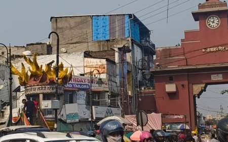 गाजियाबाद में बेढंगी व्यवस्था से चारों तरफ शहर जाम:ट्रैफिक में 800 जवानों की फौज, बीच चौराहे पर ऑटो और ई रिशा और पुलिस नदारद