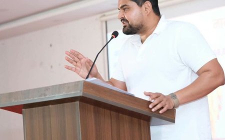 ‘पहले माफिया राज था, अब योगी राज में सब अच्छा’:गोंडा में प्रतीक भूषण बोले- कानून व्यवस्था को लेकर योगी सरकार का नजरिया पूरे देश के लिए उदाहरण
