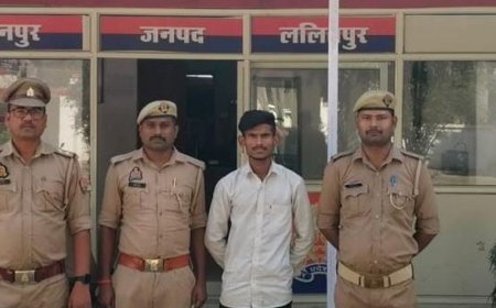 महिला को आत्महत्या के लिए उकसाने वाला आरोपी पकड़ाया:ललितपुर में 2 बच्चों संग कुएं में कूदी थी, पति ने परेशान करने का आरोप लगाया था