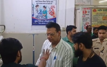 फतेहपुर में इलाज न मिलने से मरीज की मौत:परिजनों ने अस्पताल में हंगामा किया, मौत के बाद भी घंटों ऑक्सीजन लगी रही