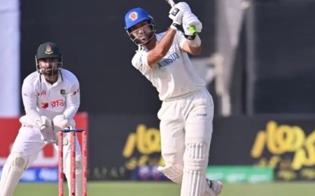 अफगानिस्तान को जीत के लिए 347 रन की जरूरत:रहमत-सेदिकुल्लाह के अर्धशतक; बांग्लादेश ने दूसरी पारी 372/7 पर घोषित की